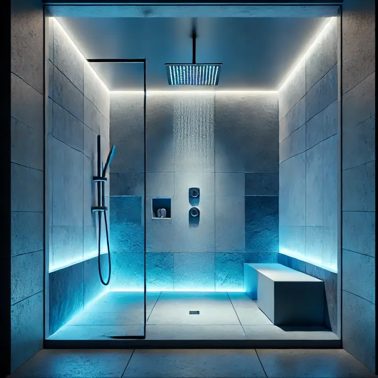 Zážitkové sprchy Tesárek blue Zážitkové sprchy Tesárek blue